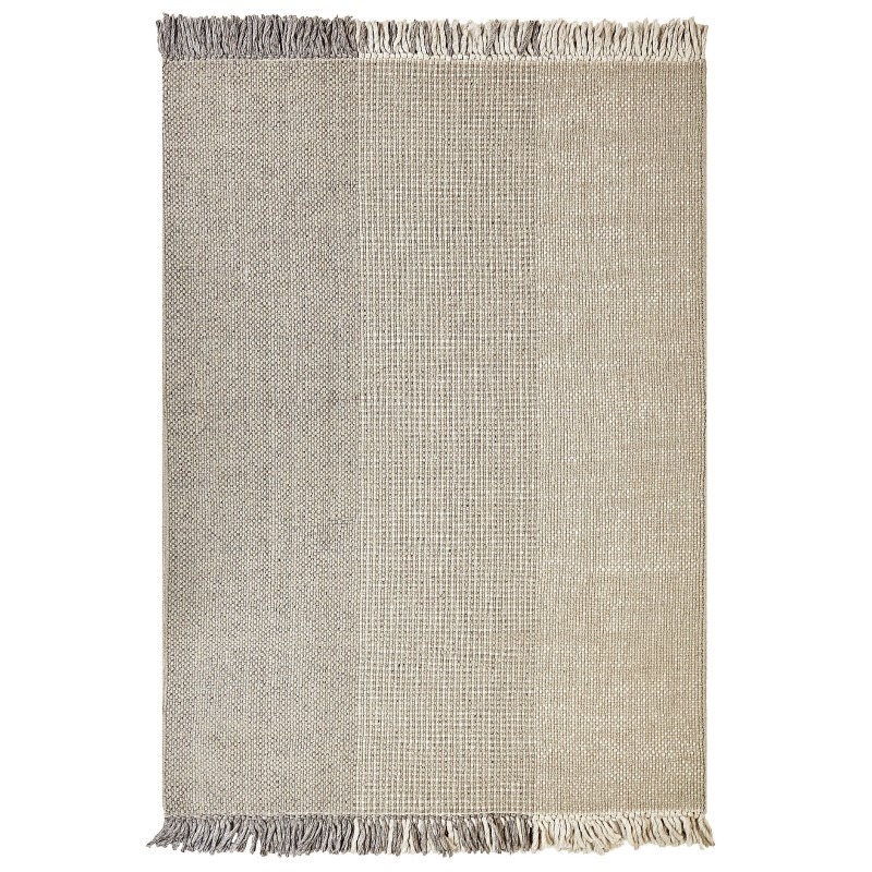 Dywan wełniany 160 x 230 cm szary TEKELER