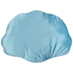 Zestaw 2 poduszek dekoracyjnych CONSOLIDA Welur 47 x 35 cm Błękitny Jednolity