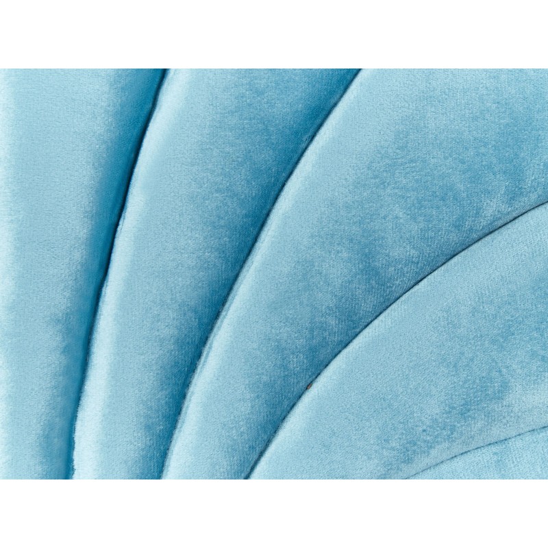 Zestaw 2 poduszek dekoracyjnych CONSOLIDA Welur 47 x 35 cm Błękitny Jednolity