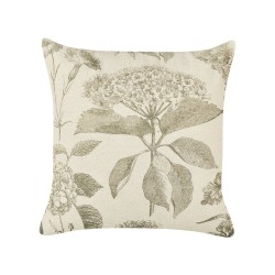 Zestaw 2 poduszek dekoracyjnych ROSEMARY Bawełna 45 x 45 cm Oliwkowy Wzór kwiatowy