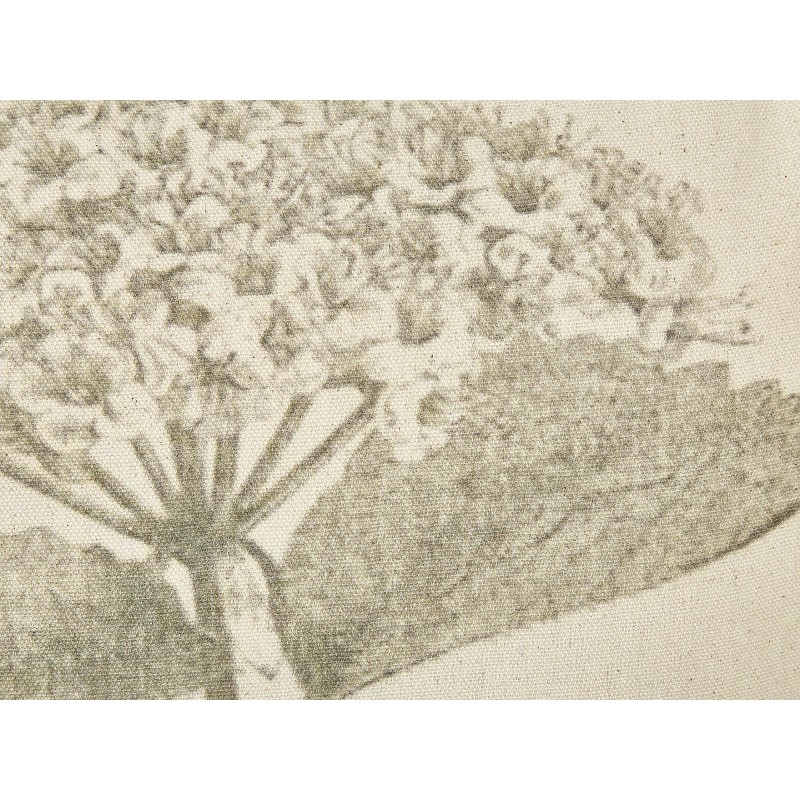 Zestaw 2 poduszek dekoracyjnych ROSEMARY Bawełna 45 x 45 cm Oliwkowy Wzór kwiatowy