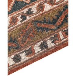 Dywan wełniany 140 x 200 cm wielokolorowy GELINKAYA