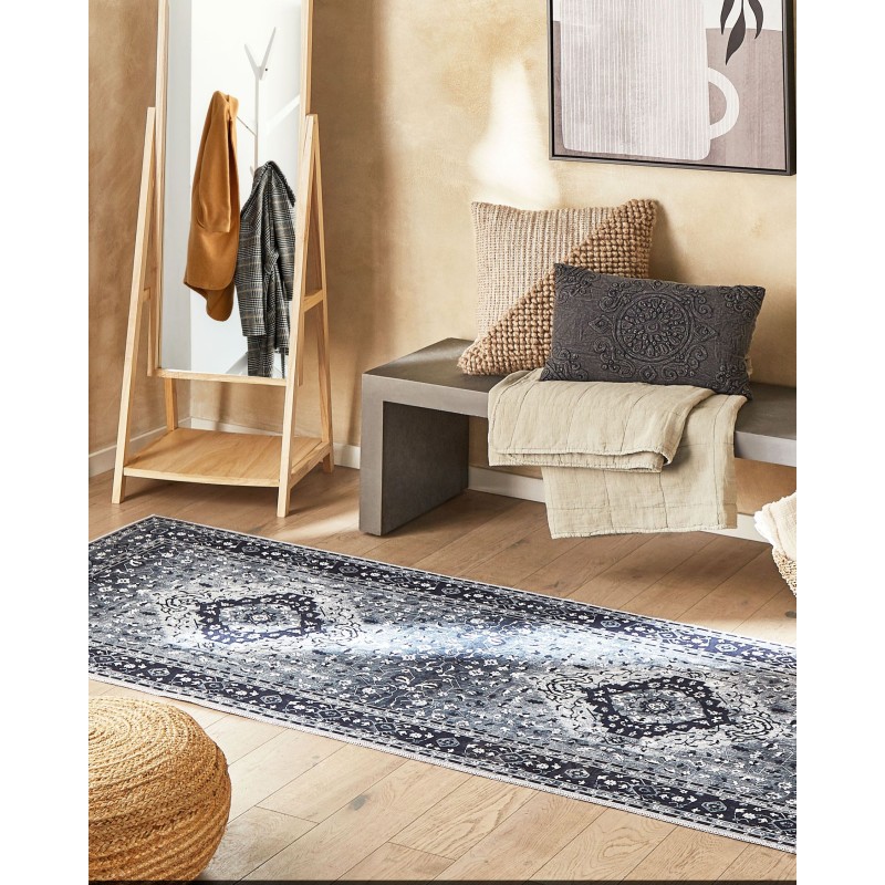 Dywan 80 x 300 cm szary VADKADAM