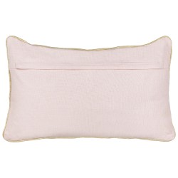 Zestaw 2 poduszek dekoracyjnych ALSOBIA Welur 30 x 50 cm Różowy Wzór świąteczny