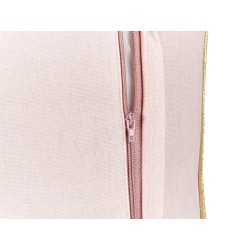 Zestaw 2 poduszek dekoracyjnych ALSOBIA Welur 30 x 50 cm Różowy Wzór świąteczny