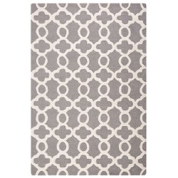 Dywan wełniany 160 x 230 cm szary ZILE