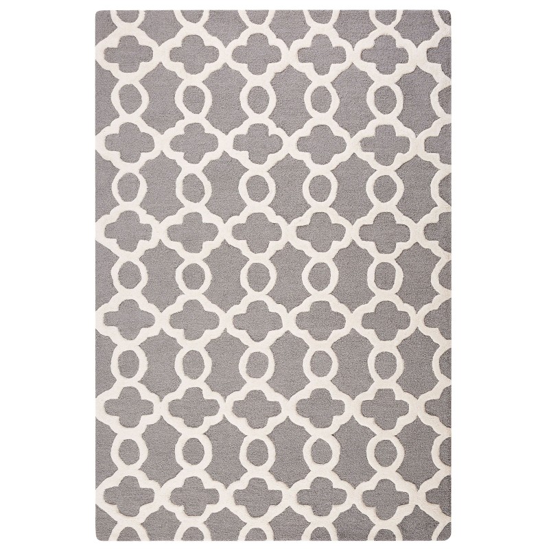 Dywan wełniany 160 x 230 cm szary ZILE