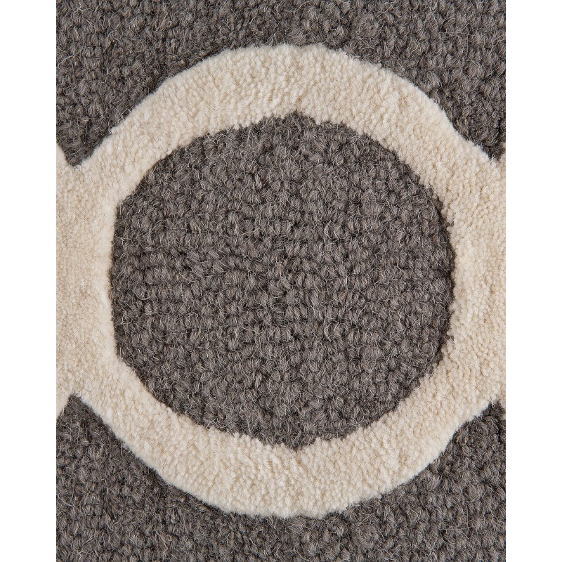 Dywan wełniany 160 x 230 cm szary ZILE