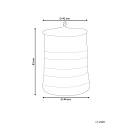 Kosz SILOPI Bawełna Jasnobeżowy