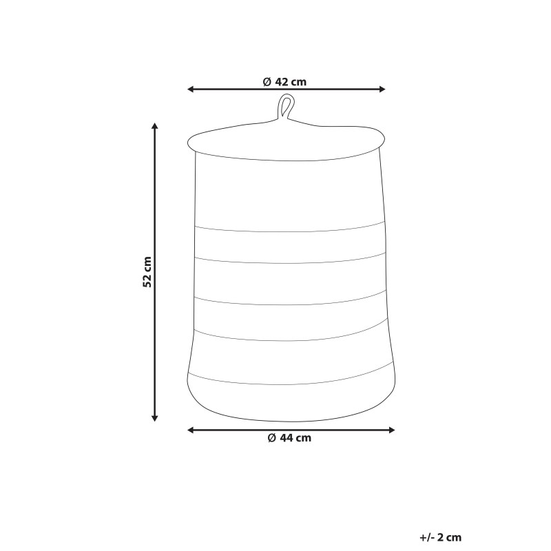 Kosz SILOPI Bawełna Jasnobeżowy