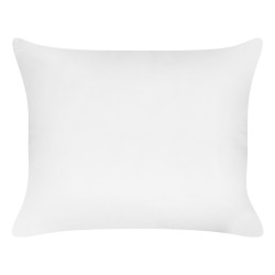 Zestaw 2 poduszek TRIGLAV Niska Poliester 50 x 60 cm Biały