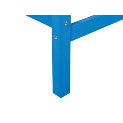 Stolik ogrodowy barowy ADIRONDACK 60 cm 59 cm Materiał syntetyczny Niebieski