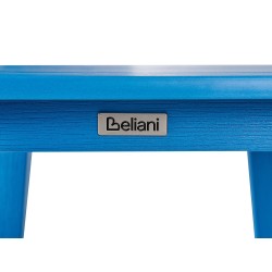 Stolik ogrodowy barowy ADIRONDACK 60 cm 59 cm Materiał syntetyczny Niebieski