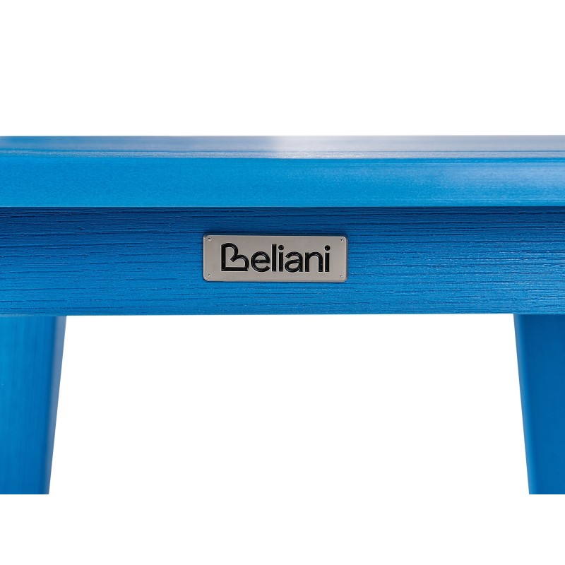 Stolik ogrodowy barowy ADIRONDACK 60 cm 59 cm Materiał syntetyczny Niebieski