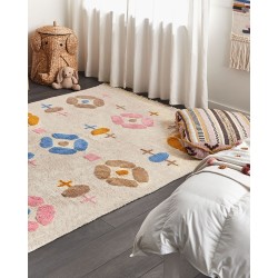 Dywan bawełniany 160 x 230 cm wielokolorowy DARAN