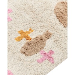 Dywan bawełniany 160 x 230 cm wielokolorowy DARAN