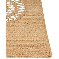 Dywan z juty 80 x 300 cm beżowy HATIPOGLU