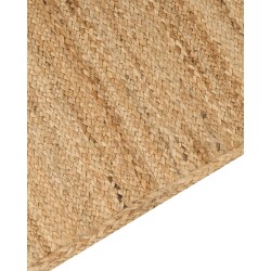 Dywan z juty 80 x 300 cm beżowy HATIPOGLU