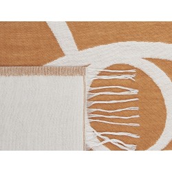 Koc PALHI 130 x 170 cm Pomarańczowy