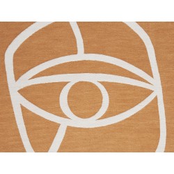 Koc PALHI 130 x 170 cm Pomarańczowy