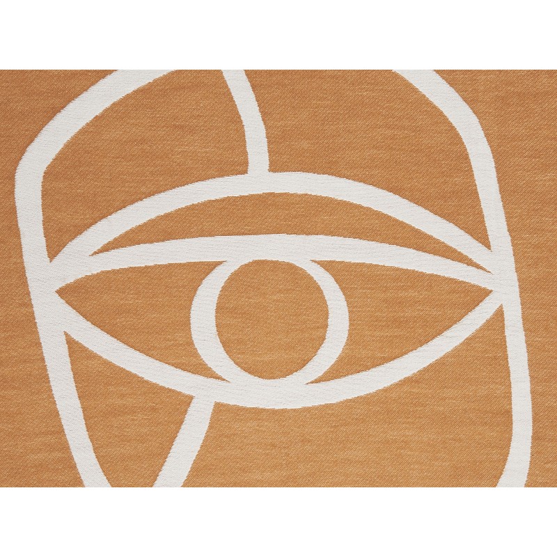 Koc PALHI 130 x 170 cm Pomarańczowy