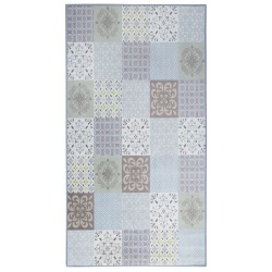 Dywan mozaika 80 x 150 cm wielokolorowy INKAYA