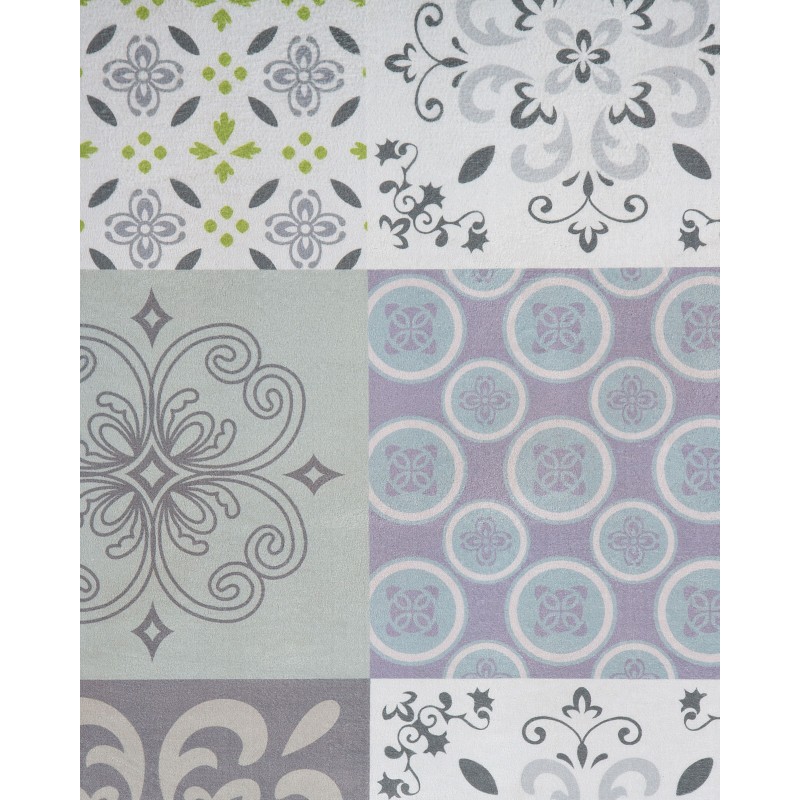 Dywan mozaika 80 x 150 cm wielokolorowy INKAYA