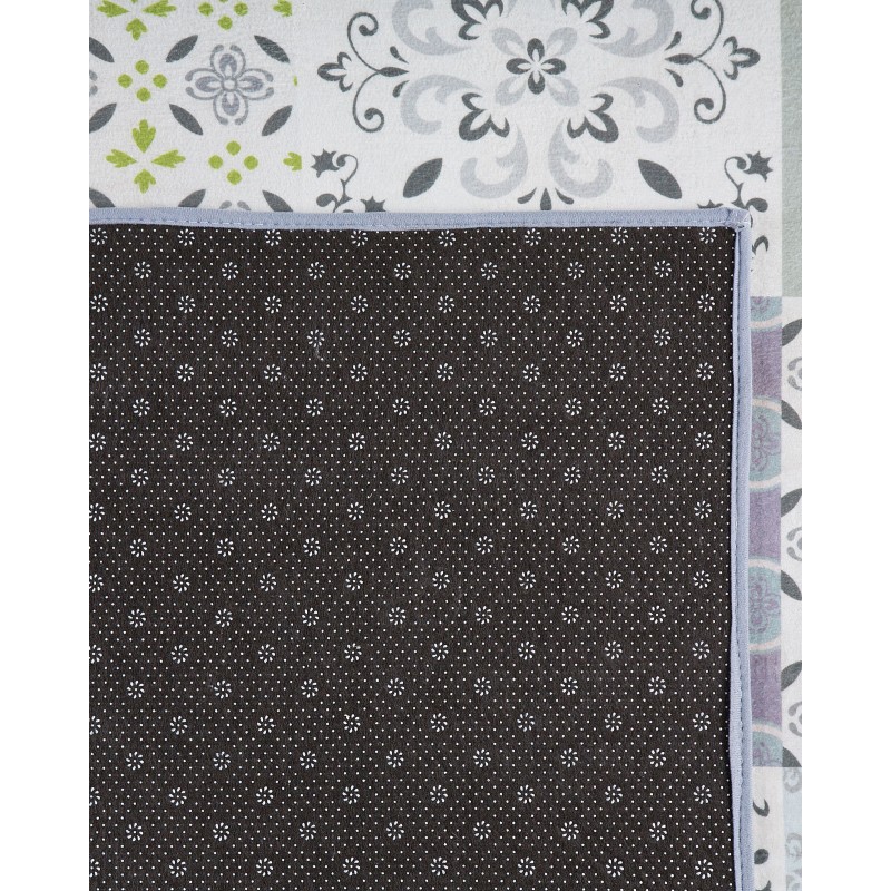 Dywan mozaika 80 x 150 cm wielokolorowy INKAYA