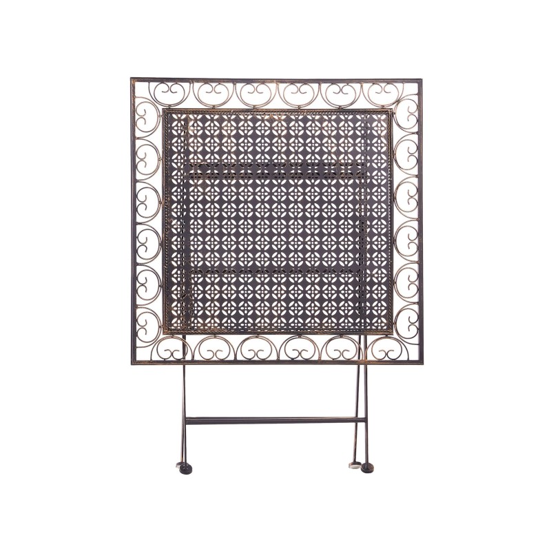 Stolik bistro BORMIO 70 cm 70 cm Metal Czarny