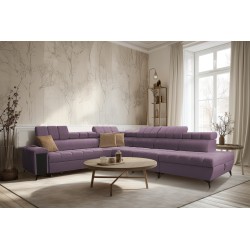 Venna XII corner sofa with a sleeping function and USB port - elegance and functionality in one!