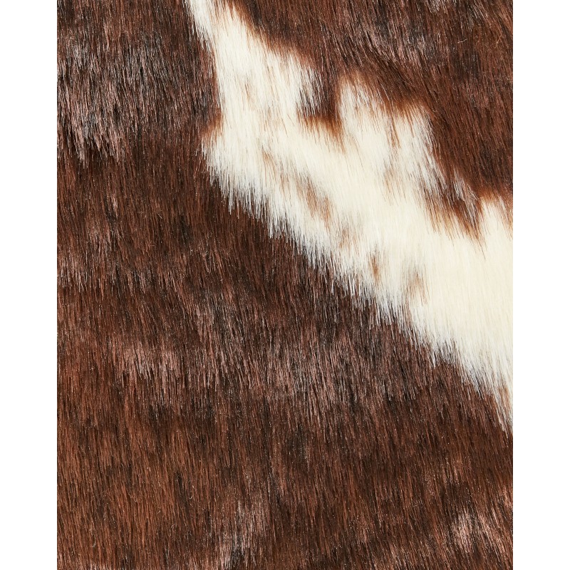 Dywan ekoskóra 150 x 200 cm brązowo-biały BOGONG