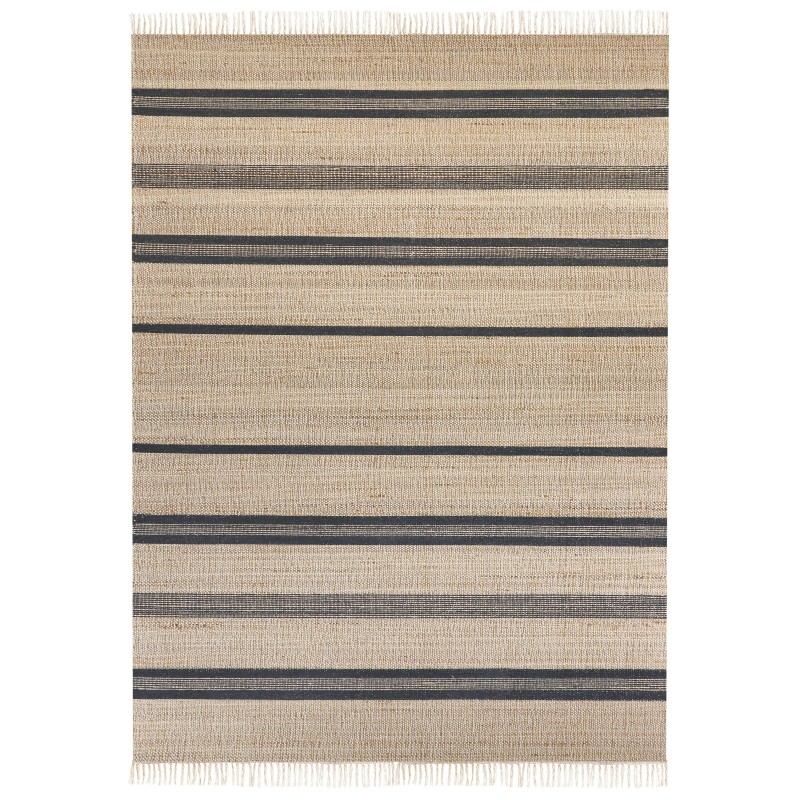 Dywan z juty 160 x 230 cm beżowo-szary TALPUR