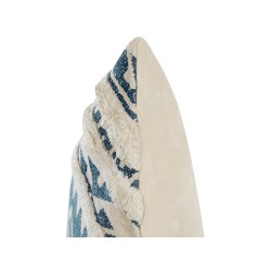 Zestaw 2 poduszek dekoracyjnych SAFI Bawełna 50 x 50 cm Niebieski Wzór geometryczny