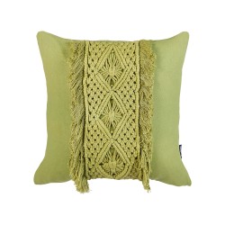 Zestaw 2 poduszek dekoracyjnych KALAM Bawełna 45 x 45 cm Zielony Wzór geometryczny