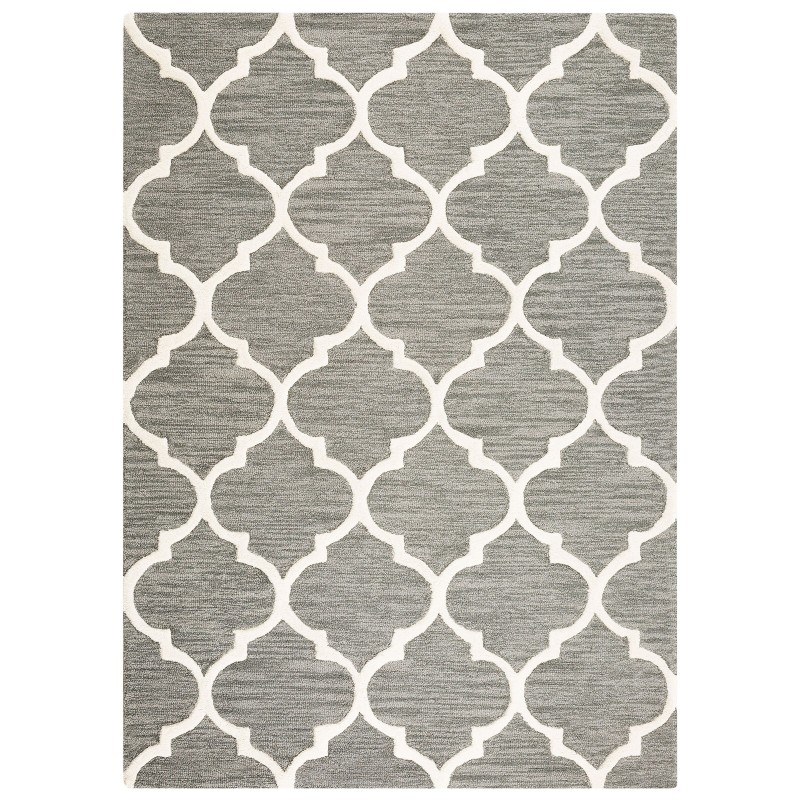 Dywan wełniany 160 x 230 cm szary YALOVA