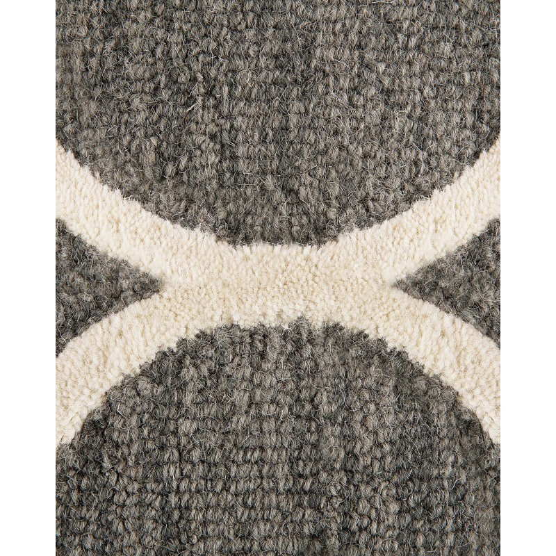 Dywan wełniany 160 x 230 cm szary YALOVA