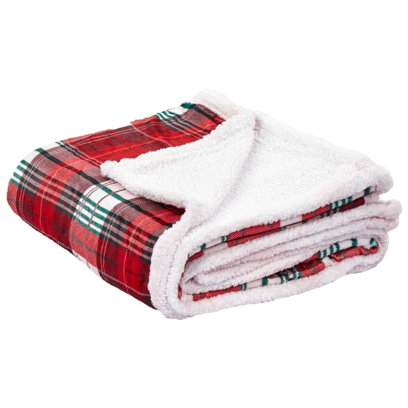 Koc FUDGE 150 x 200 cm Czerwony