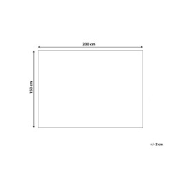 Koc FUDGE 150 x 200 cm Czerwony