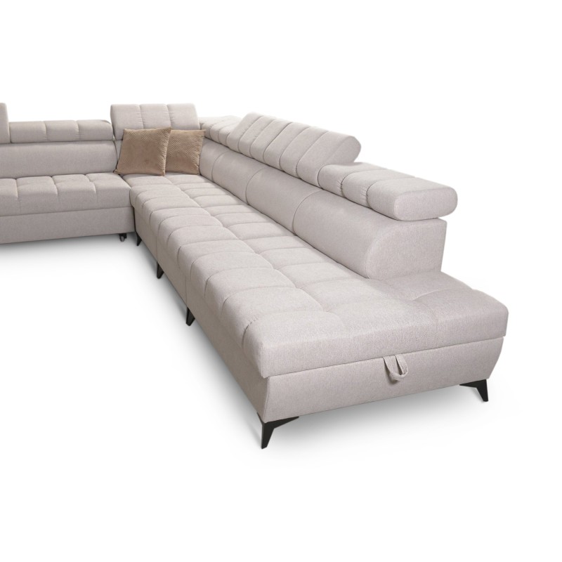 Ecksofa Venna XII mit Schlaffunktion und USB-Anschluss - Eleganz und Funktionalität in einem!