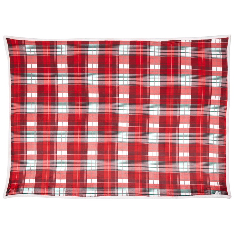 Koc FUDGE 150 x 200 cm Czerwony