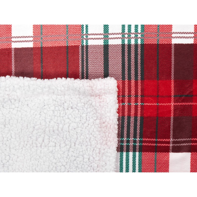 Koc FUDGE 150 x 200 cm Czerwony