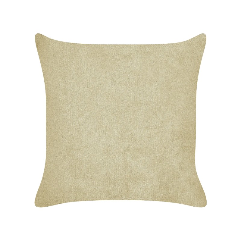 Zestaw 2 poduszek dekoracyjnych MILLET Sztruks 43 x 43 cm Oliwkowy Wzór geometryczny