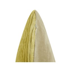 Zestaw 2 poduszek dekoracyjnych MILLET Sztruks 43 x 43 cm Oliwkowy Wzór geometryczny