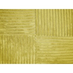 Zestaw 2 poduszek dekoracyjnych MILLET Sztruks 43 x 43 cm Oliwkowy Wzór geometryczny