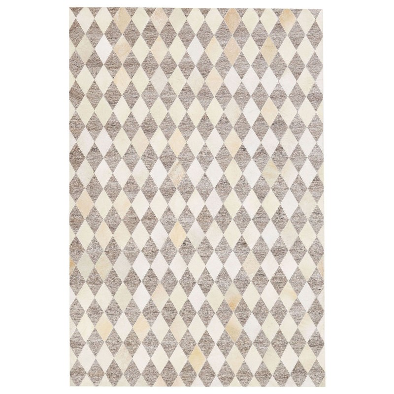 Dywan skórzany 160 x 230 cm beżowo-brązowy SESLICE