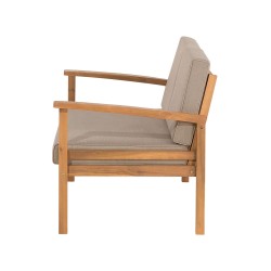 Zestaw ogrodowy ze stolikiem dla 4 osób MANILA Certyfikowane drewno akacjowe Jasnobrązowy