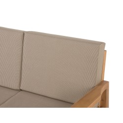 Zestaw ogrodowy ze stolikiem dla 4 osób MANILA Certyfikowane drewno akacjowe Jasnobrązowy