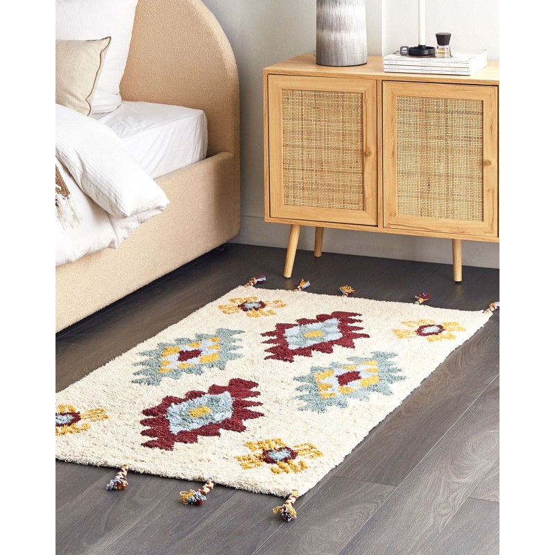 Dywan bawełniany 80 x 150 cm wielokolorowy DUZCE