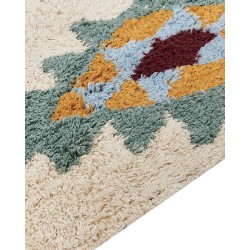 Dywan bawełniany 80 x 150 cm wielokolorowy DUZCE