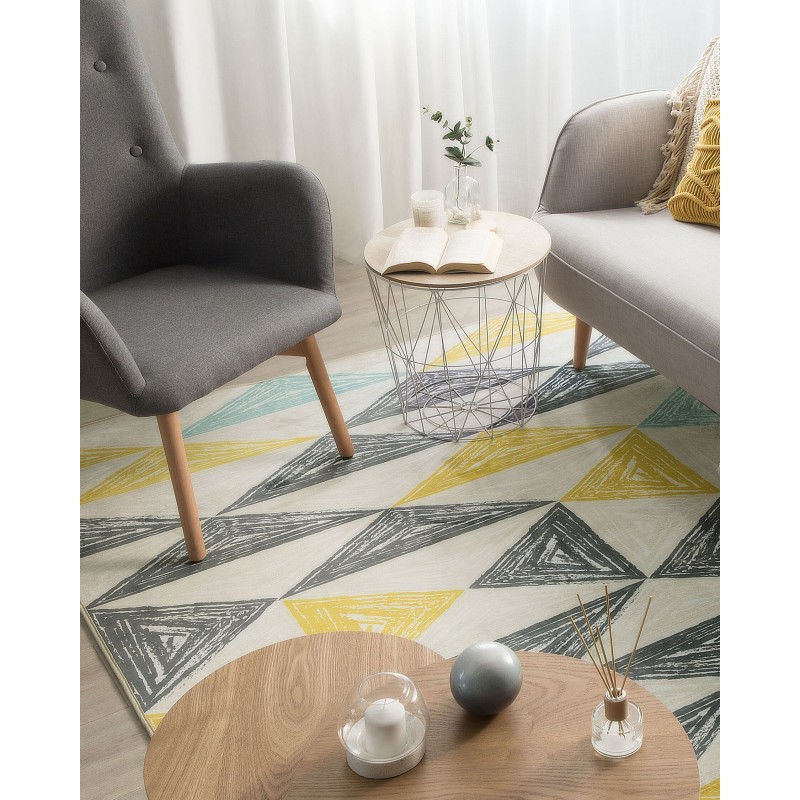 Dywan 140 x 200 cm wielokolorowy KALEN